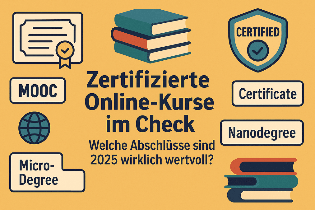 Zertifizierte Online-Kurse im Check: Welche Abschlüsse sind 2025 wirklich wertvoll?