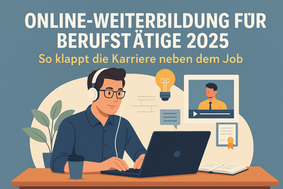 Online-Weiterbildung für Berufstätige 2025: So klappt die Karriere neben dem Job